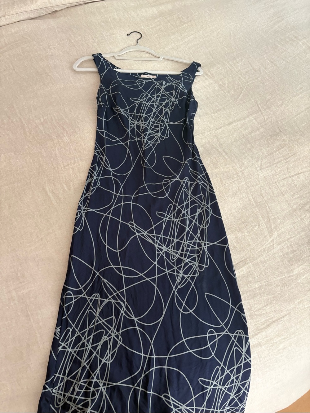 Vintage Tocca Silk Printed Midi Dress